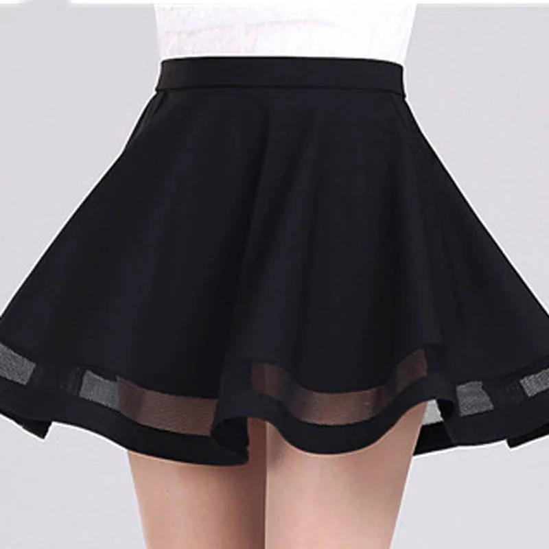 패션 여성 스커트 Kawaii Faldas Ladies Midi Skirt 섹시한 스커트 여성 플리츠 스커트 Saias Korea Clothes Summer Tutu Femme 2023