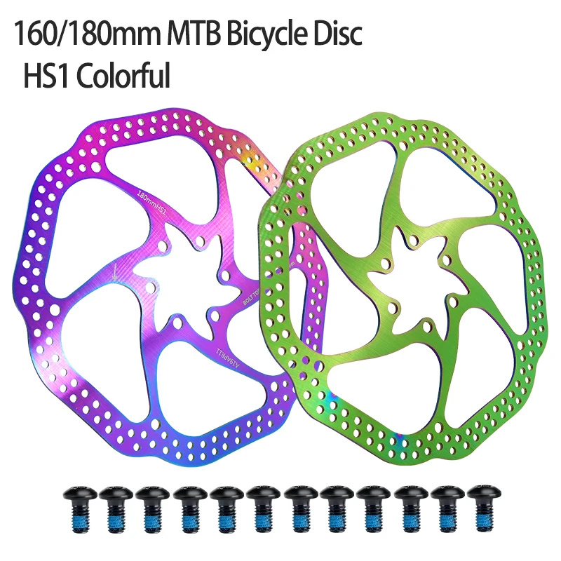 Rotor-de-freio-a-disco-hs1-colorido-2-pe-as-160mm-180mm-rotor-de-freio ...
