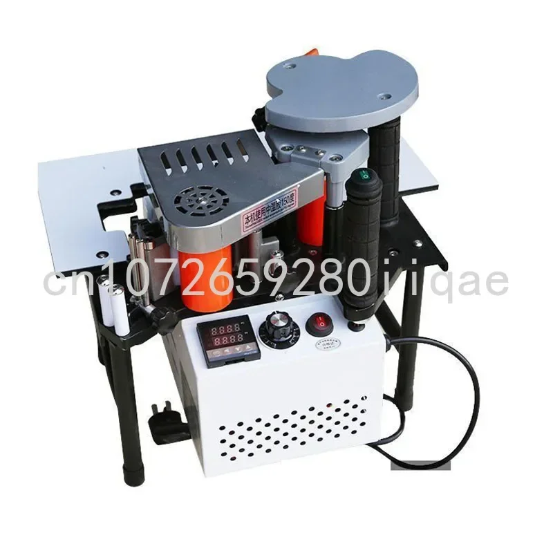 

1100W Small Manual Edge Banding Machine Double Side Gluing Portable Edge Bander Woodworking Edge Banding Machine 220V Factory