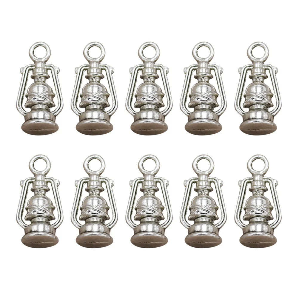 

Подвеска с имитацией керосинового фонаря, винтажные подвески-фонарики из сплава, подвески «сделай сам», аксессуары для изготовления ювелирных изделий, ожерелья, 10 шт.