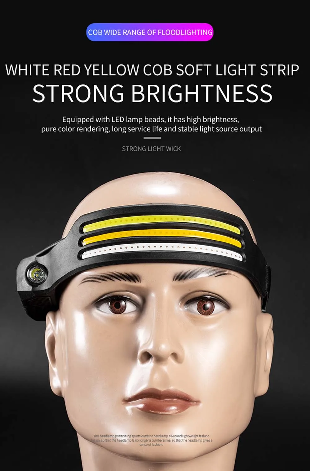Powerful Rechargeable Bright Lightweight Headlamp