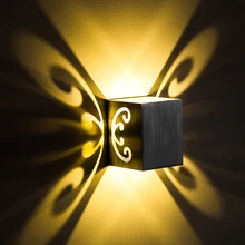 

LED Wall Light Butterfly Background Lamp Bedside Bedroom Study Hotel Stairs Corridor Lamp Wall Lamp