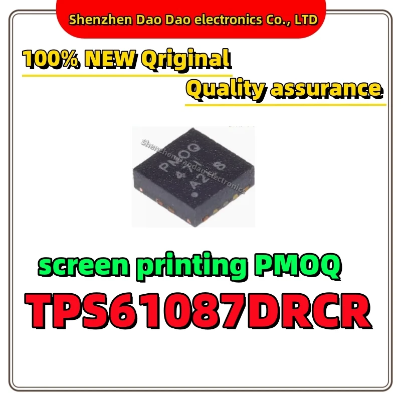 10Pcs TPS61087DRCR silk screen PMOQ QFN-10 Switching regulator chip IC New original