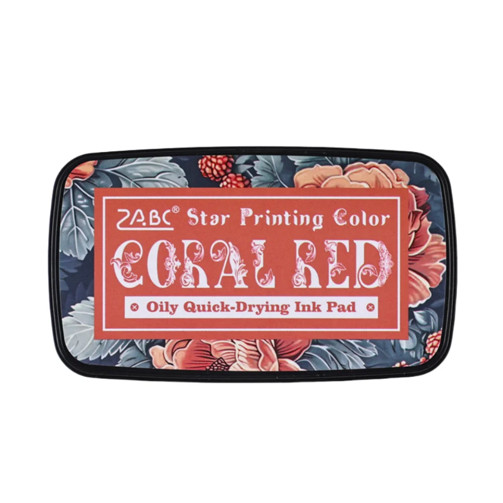 Vibrant Ink Pad for Stamps and Scrapbooking - Easy to Use School Accessory