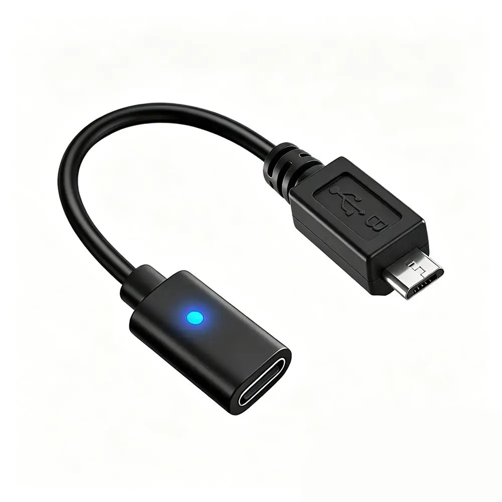 PS Vita 2000 컨트롤러 어댑터용 10cm USB C 충전 케이블, 플레이스테이션 게임 콘솔용 C타입 LED 변환 코드, 전원 케이블