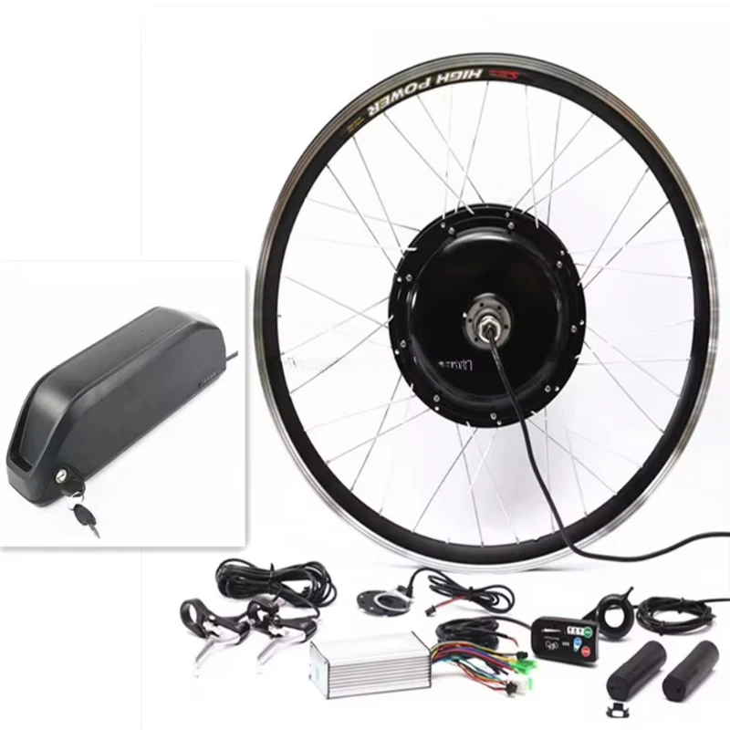 

Electric Motorcycle Hub Motor 48v 1000w Full Kit With Battery Electric Bike Hub Motor Kit