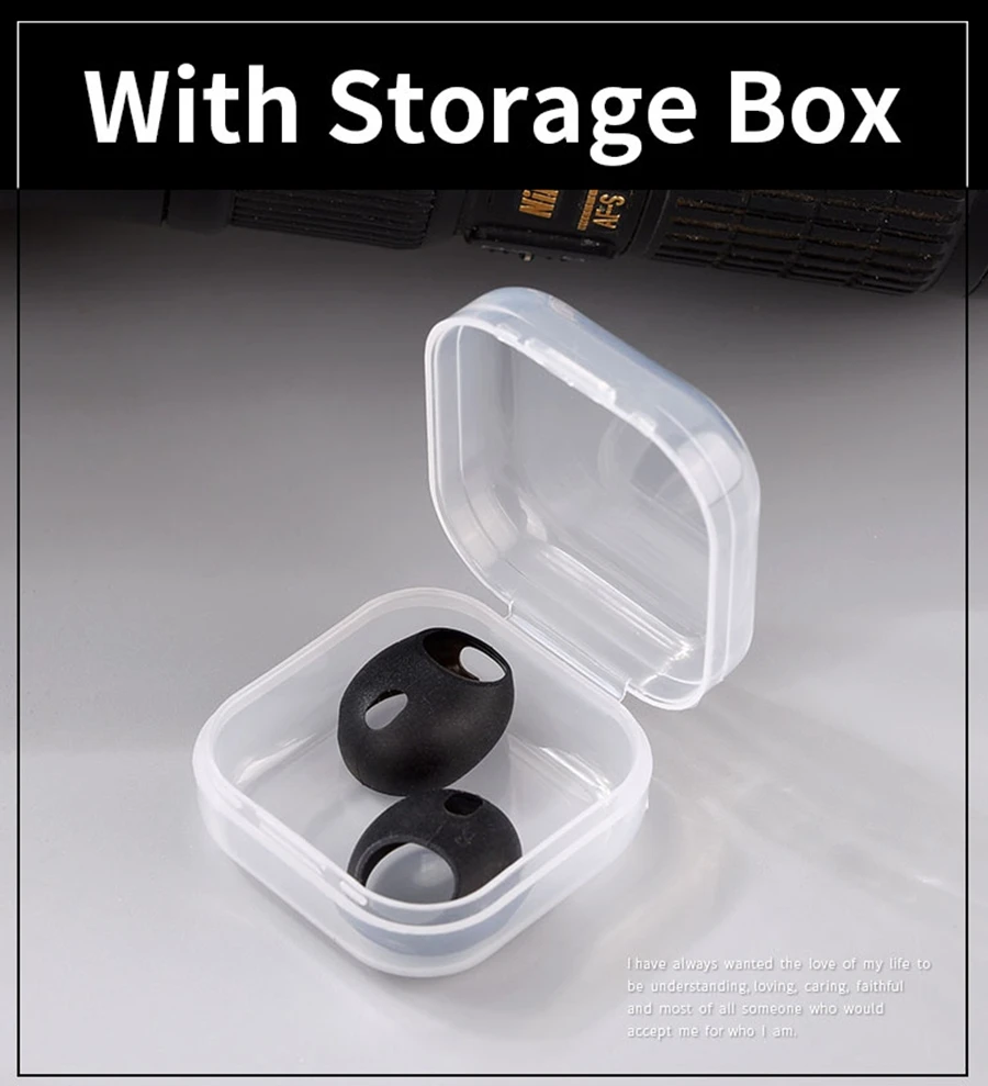 4Pcs Silicone Ear Tips for Apple Airpods Pro 3 True Wireless Earbuds Eartips Airpods Pro3 TWS Tips headphones Earplugs