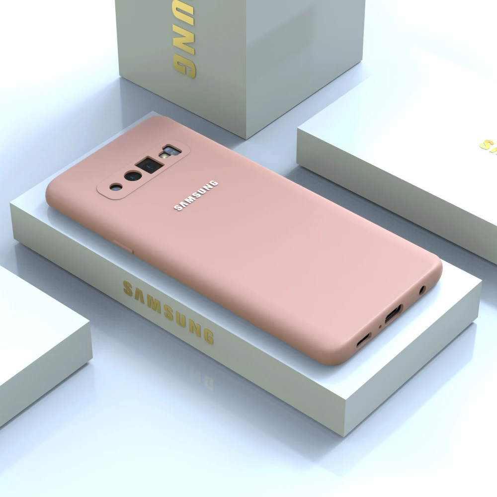 High-Quality Soft-Touch Silicone Protective Case for Samsung Galaxy S10 Series