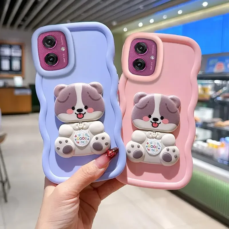 Wavy Shape Silicone Phone Case - Vibrant Colorful Design