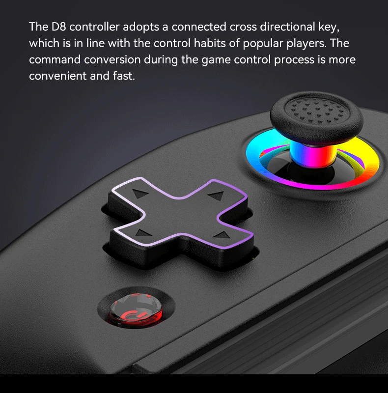 AIBOWEY RGB Ʈ ޴  е, ȵ̵ iOS PS3 PS4 ġ PC, ͺ, 6  ̷,  , D8  Ʈѷ