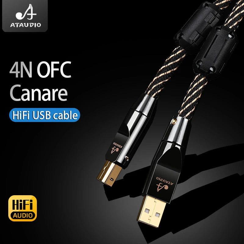 OTGケーブル Effect Audio Mars typec to USB HIFI USB OTG Cable USB Type A to B USB Cable 4N OFC Type C to Type
