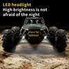 1:14 70KM/H High Speed Drift Alloy Remote Control Truck 2.4G 4WD Lighting Control Speed Adjust Shock Absorption RC Car Truck Toy 4