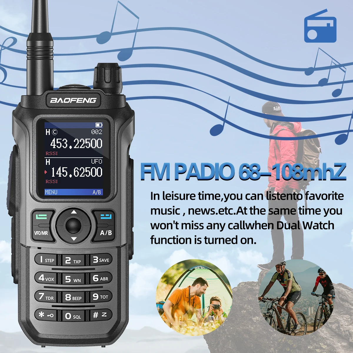 Baofeng UV-21 PRO V2 Air Band Walkie Talkie Wireless Copy