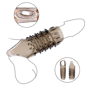 IKOKY Penis Ring Reusable Silicone Cock Ring Penis Enlargement Delayed Ejaculation Sex Toys For Men 6