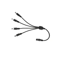 Free shipping 5.5 x 2.1mm 1 Female to 4 8 Male DC Power Splitter Plug Cable Adapter 12V For CCTV security Camera Accessories 2