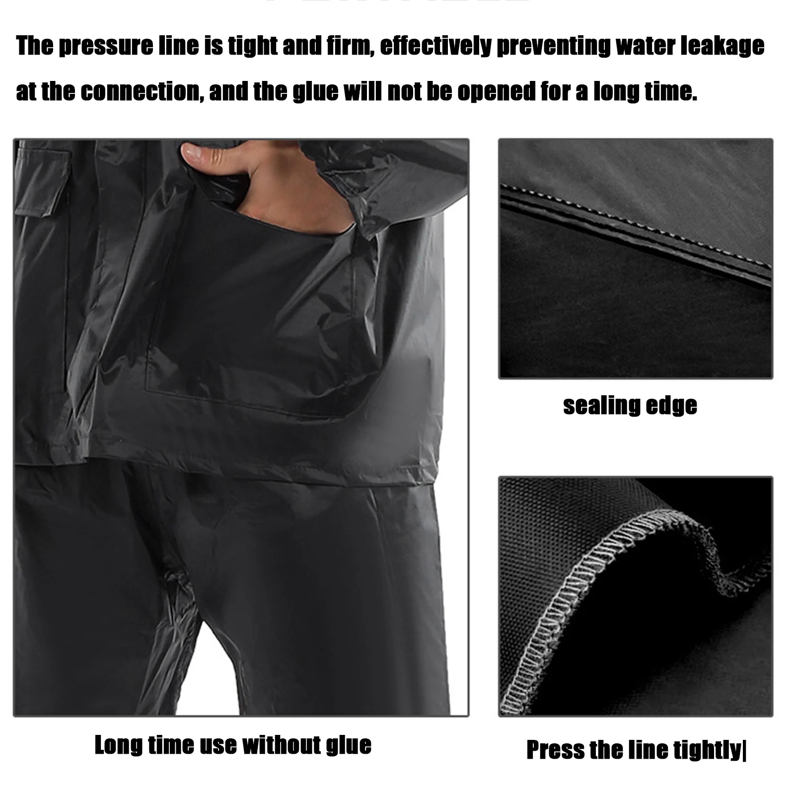 Rain Suits For Man Women Waterproof Fashion Rain Suit With Hood Lightweight Suit For Outdoor Fishing Hiking Camping