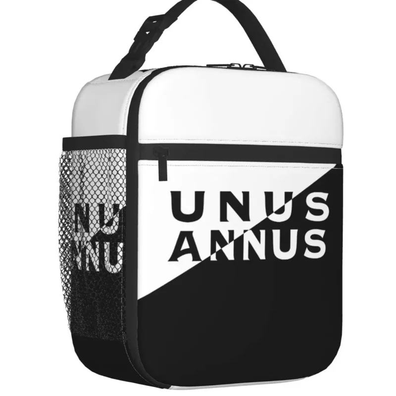 

Black And White Unus Annus Insulated Lunch Bag Leakproof Memento Mori Ethan Markiplier Mark Thermal Cooler Lunch Tote Office