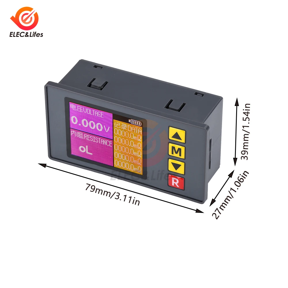 Original Four-line TS457 DC5V High-precision Lithium Battery Internal Resistance Meter Tester Quality Detector 18650 Dry Battery 4