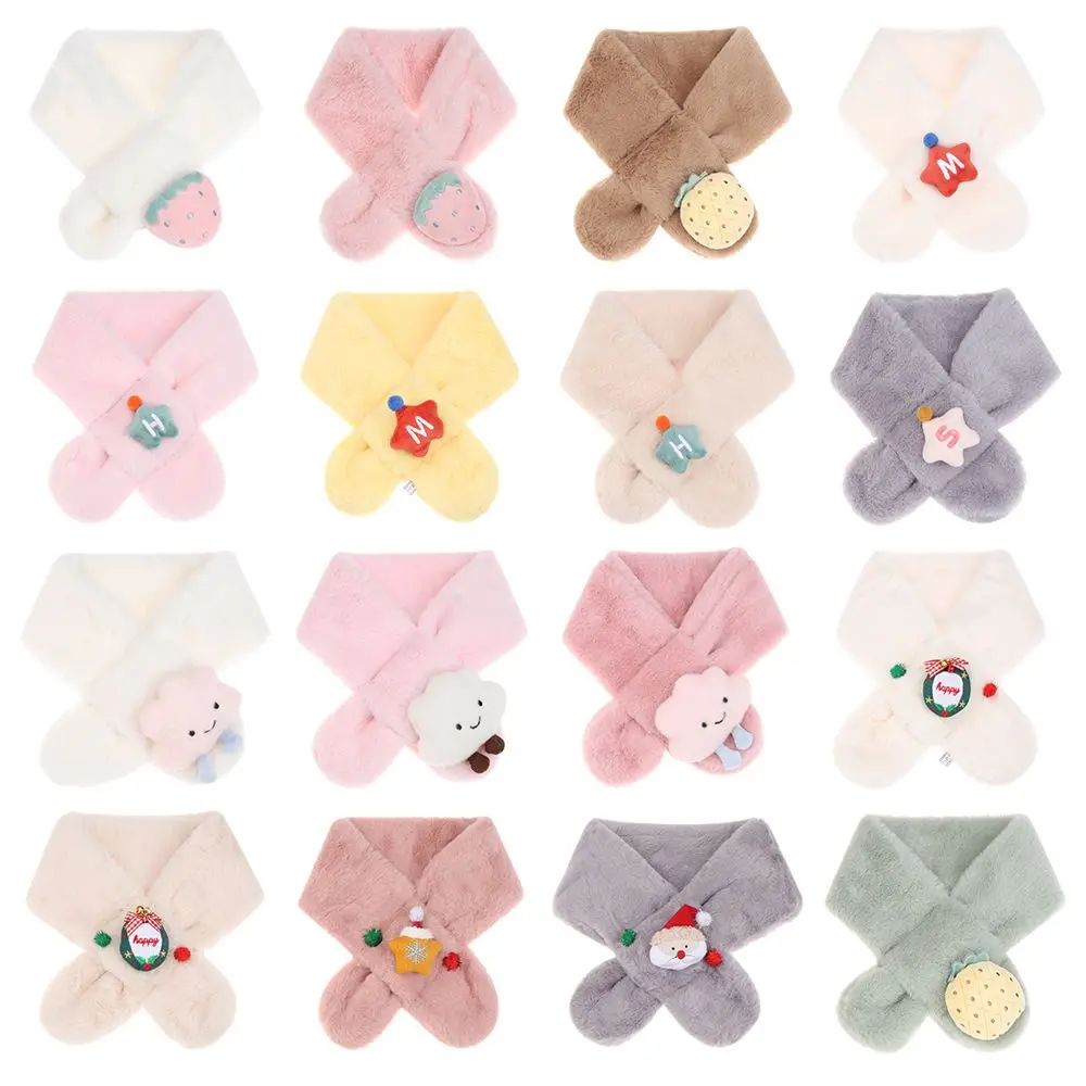 Kid's Scarves Toddler Scarf Children Boys Girls Keep Warm Shawls Scarves Collar Thickening Winter Scarf Toddler