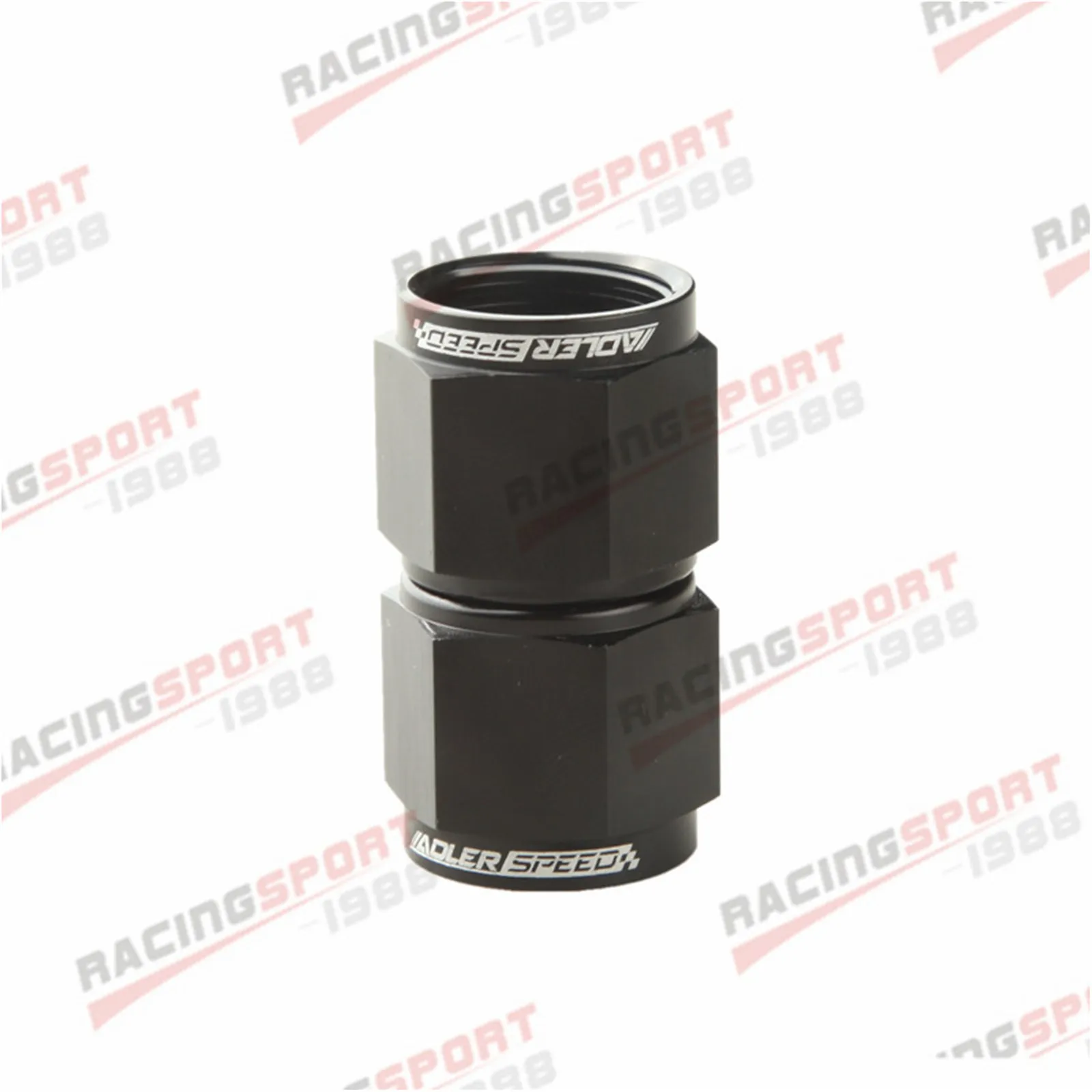 

ADLERSPEED 8AN AN8 Female To AN-8 Female Straight Swivel Flare Union Adapter Fitting Black