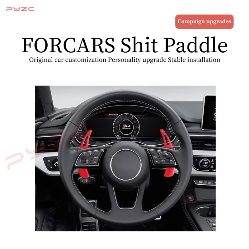 Per Audi A3 A4L A5 A8 S3 S5 SQ5 Q7 R8 TT TTS, Leve del Cambio Posteriori per Volante Auto, Attrezzatura per Cambio Semi-Automatico, Frizione Rossa - Image 2
