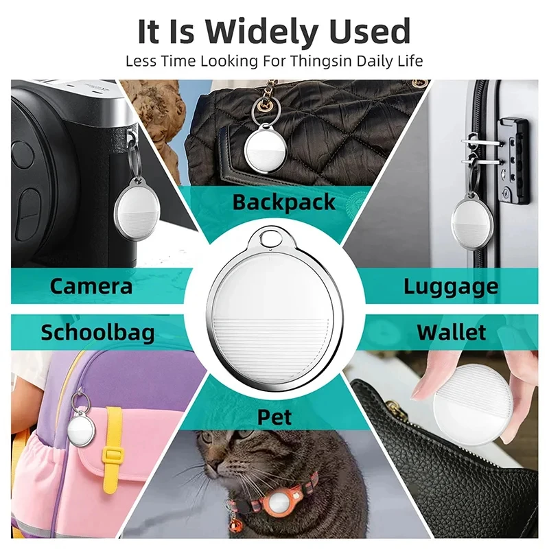 F3 Mini Tracking Device Bluetooth GPS Lost Tracker Work With Apple Find My Smart Tag Pet Key Child Finder For IOS System 6