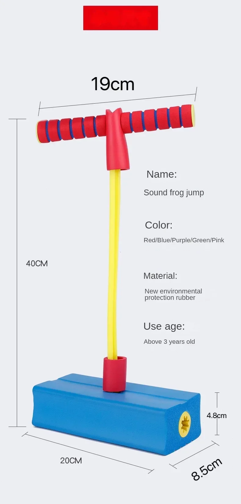 Foam Pogo Jumper for Kids - Fun Outdoor Toy