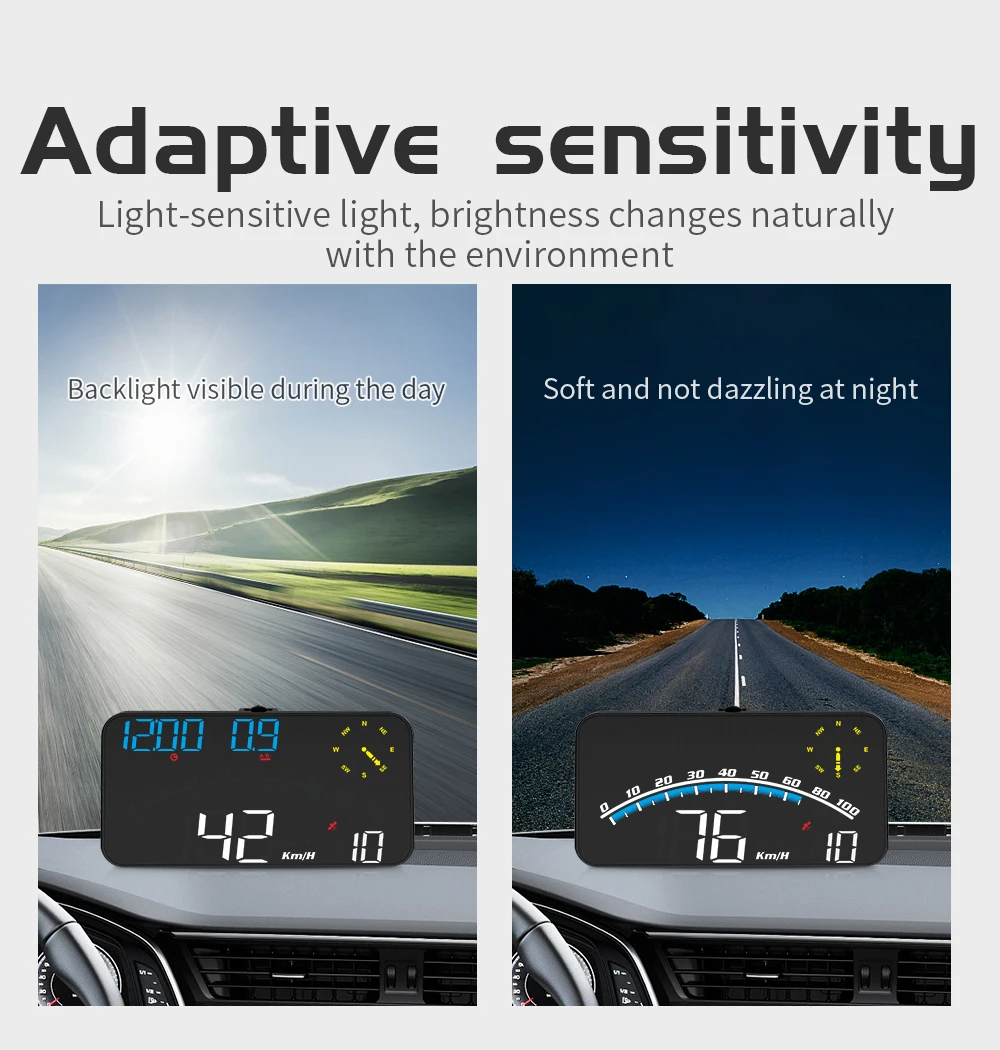 G10 HUD Head Up Display GPS System for All Car Auto Accessory Smart Digital Spee