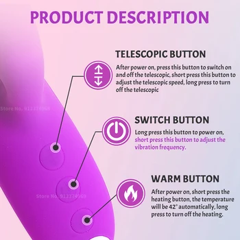 Sex Toys for Women Thrusting Dildo Vibrator Female Vagina Masturbators Clitoral Blowjob Stimulator Aldult Couples Sexy Machine 5