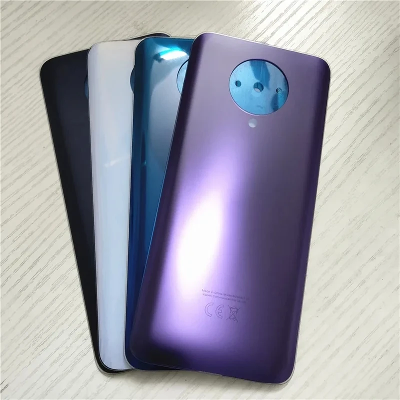 For Xiaomi Poco F2 Pro Back Battery Cover Rear Housing Door Glass Case With Adhesive Sticker