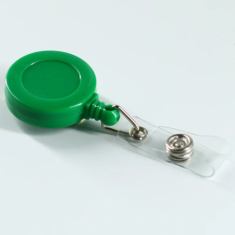 Retractable Easy Pull Badge Reels ID Tag Name Badge Holder Reels