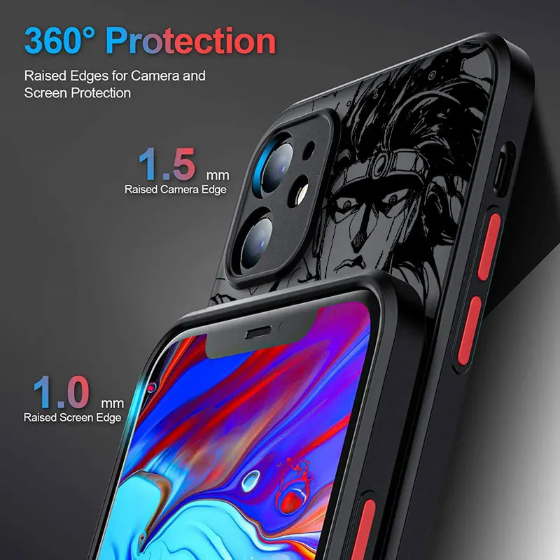 Stylish JOJO Kujo Jotaro Anime Shockproof Phone Case Cover