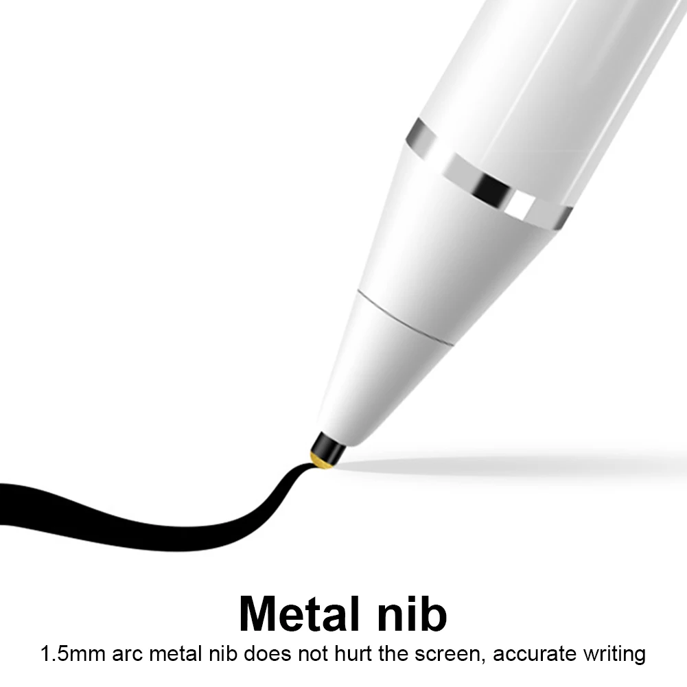 Active Rechargeable Stylus Pen Capacitive Stylus Tablet Pen for Android for iOS Touchscreens/Phones 4
