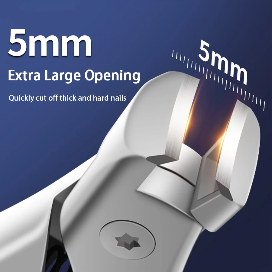 Nail Clippers Large Opening Anti Splash Single Nail Clippers Household Men's Nail Clippers tools Manicure Tools Pedicure 3