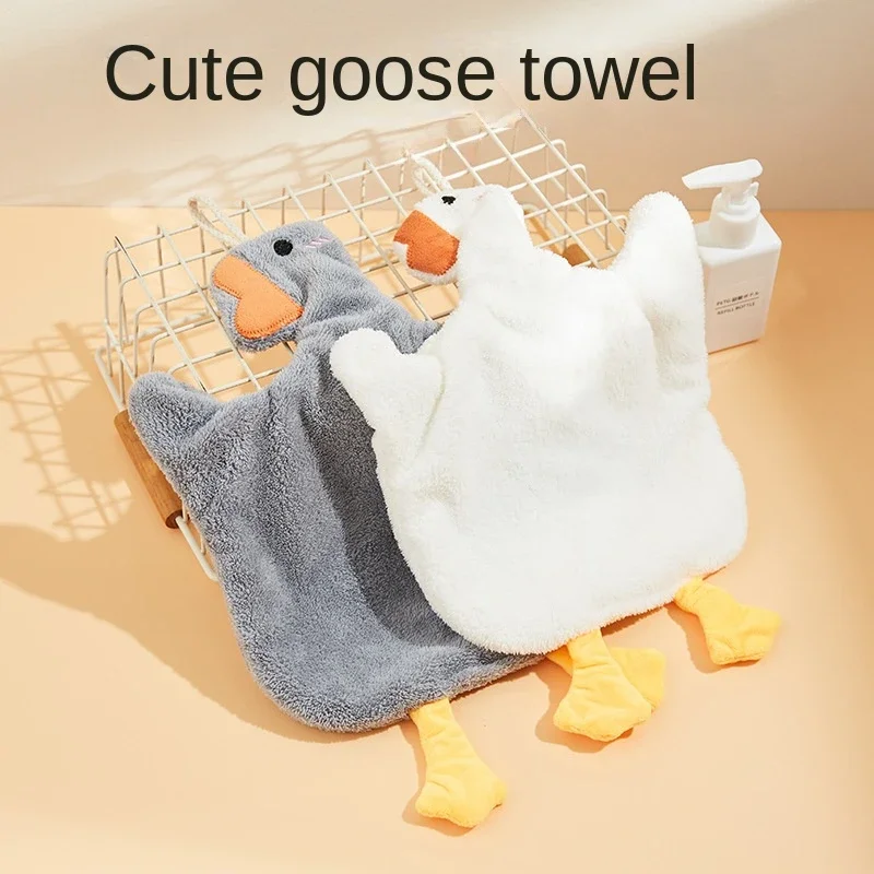 Towel Bath Towels Sauna Cute Hand Duck Penguin Families Kitchen Microfiber Bathroom Suitable Wipes Soft Absorbent for Bathrobe