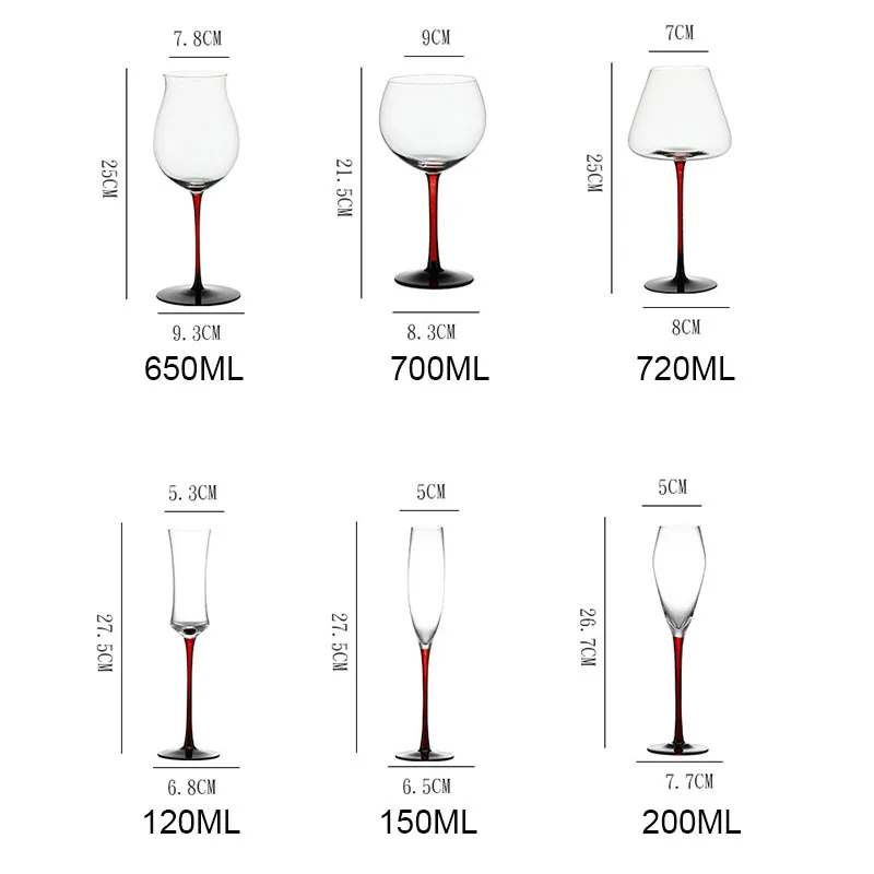 1/2/4Pcs Creative Bow Tie Crystal Glass Bordeaux Champagne Goblet High Capacity High-End Light Luxury Burgundy Wine Glass glass drinkware