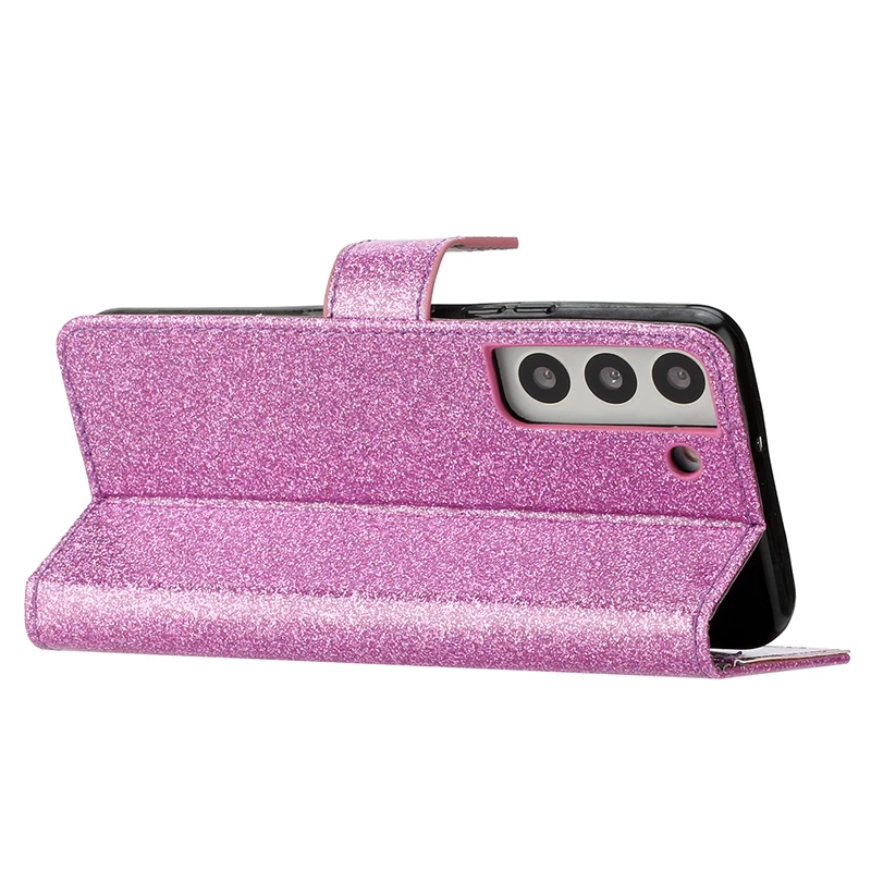 Phone case Wallet Glitter Phone Case for Samsung Galaxy S25 Ultra S24 FE S23 S22 Plus S21 S20 A56 A14 A15 A16 A55 A34 A54