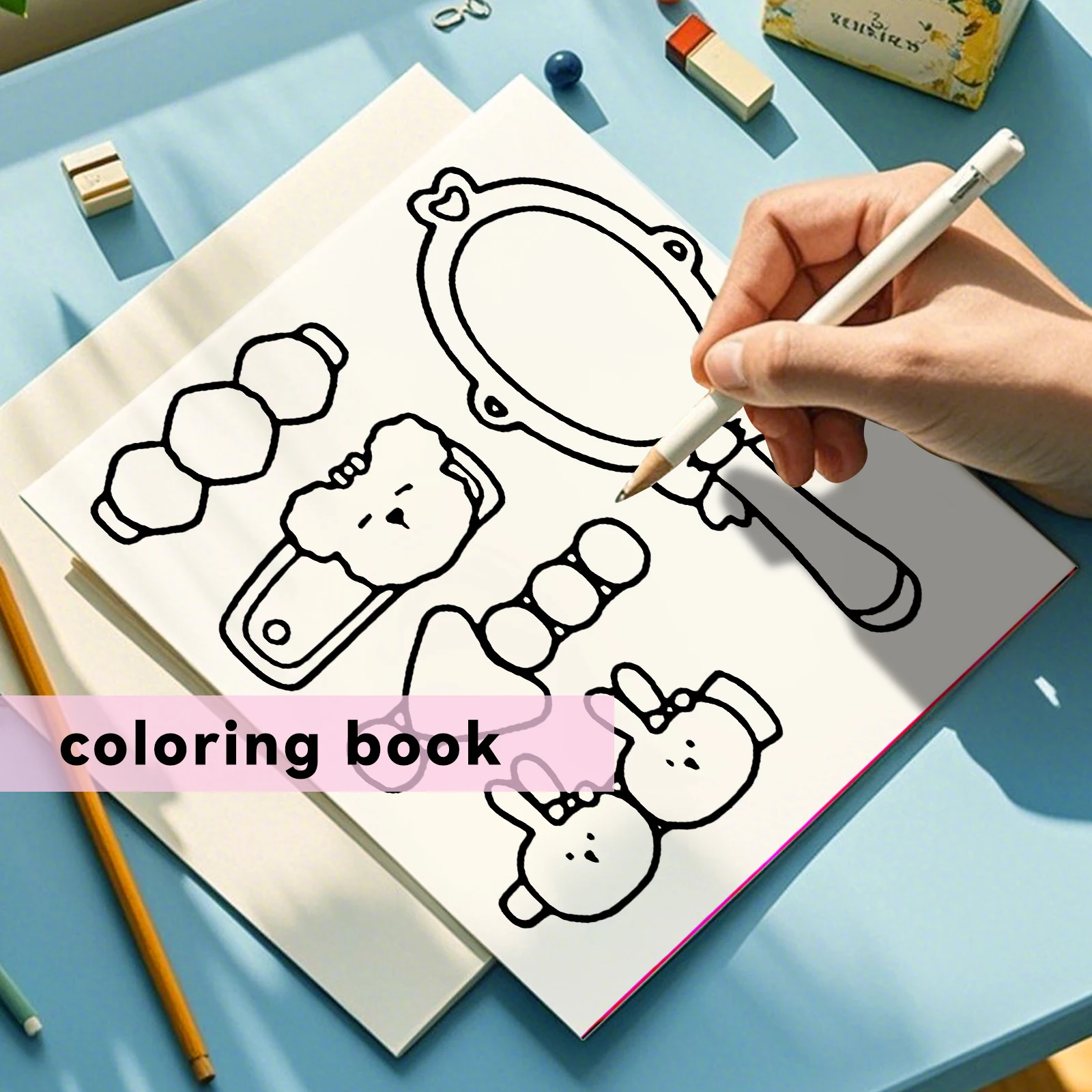Beauty Stuff Coloring Book 24 Page Adult Picture Books Gift Birthday Party Relieve Stress Kill Time Graffiti Painting Drawing ﻿ 3