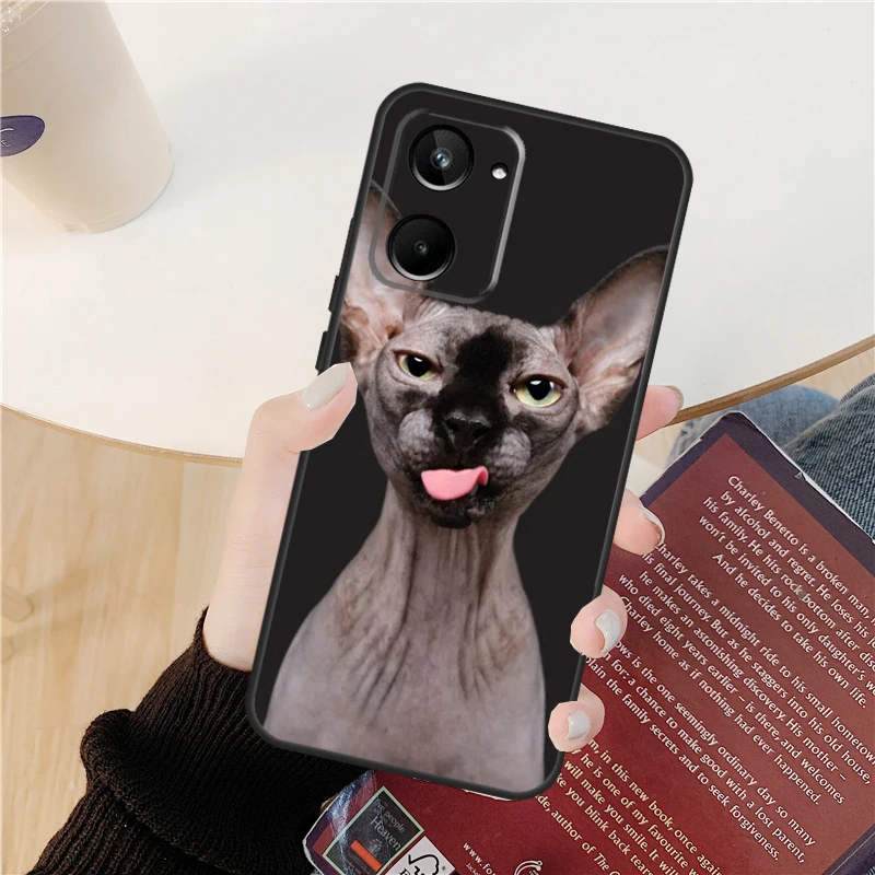 Sphynx Cat Design Protective Phone Case