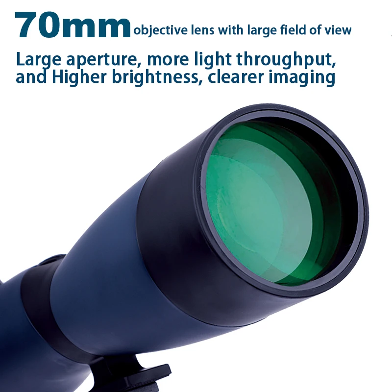 25-75x70 Zoom Spotting Scope HD Monocular High Magnification Waterproof Telescope W/Table Tripod For Birding Hunting Traveling 2