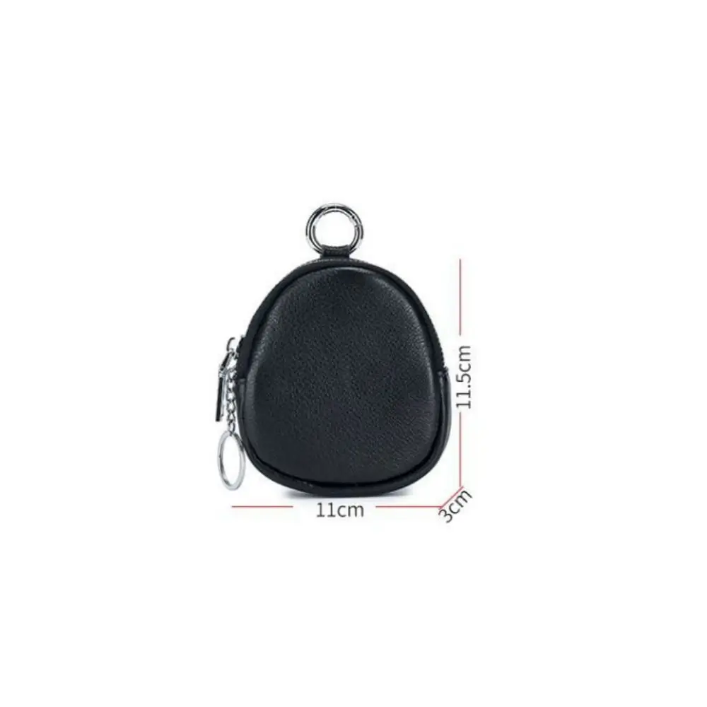 New Mini Coin Purse Solid Color with Key Ring Card Holoder Wallet Zipper Money Bag Keychain