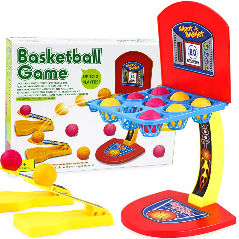 

Mini tabletop games Basketball shooting toys for kids children Parent-child interactive game Basketball games Family Competition