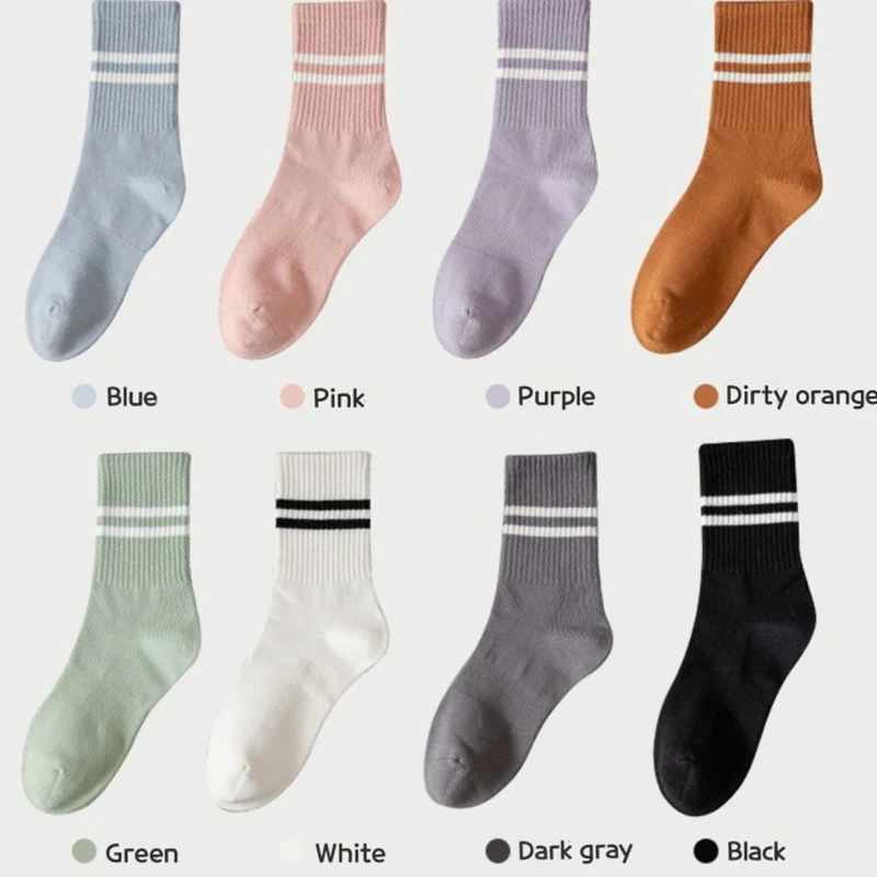 Yoga Socks Woman Pilates Yoga Sports Cotton Mid-tube Bottom Non-slip Silicone Indoor Fitness Gym Floor Dance