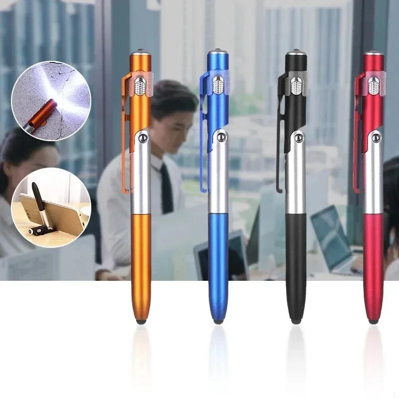 Multifunctional Ballpoint Pen with LED Light and Phone Holder