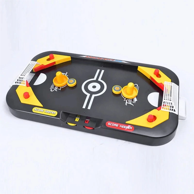 2 In 1 Mini Hockey Soccer Game Arcade Style Ice Hockey Table Play Soccer and Hockey Table Game 6