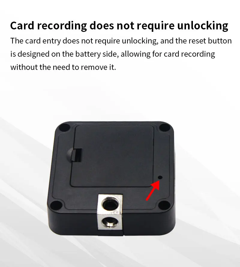 Smart Drawer Lock Invisible Electronic RFID 13.56MHz IC Cabinet Lock Unlock Inte
