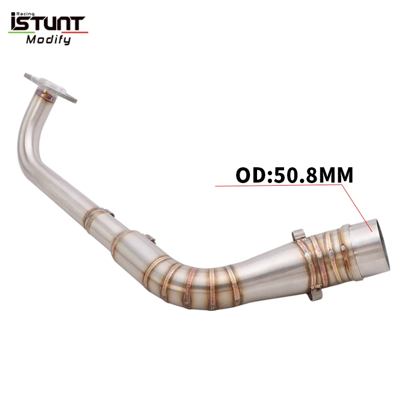 Slip On Motorcycle Exhaust For YAMAHA NMAX125 NMAX155 NMAX 125 155 2015-2017 Escape Moto System Modify Muffler Front Link Pipe - Image 4