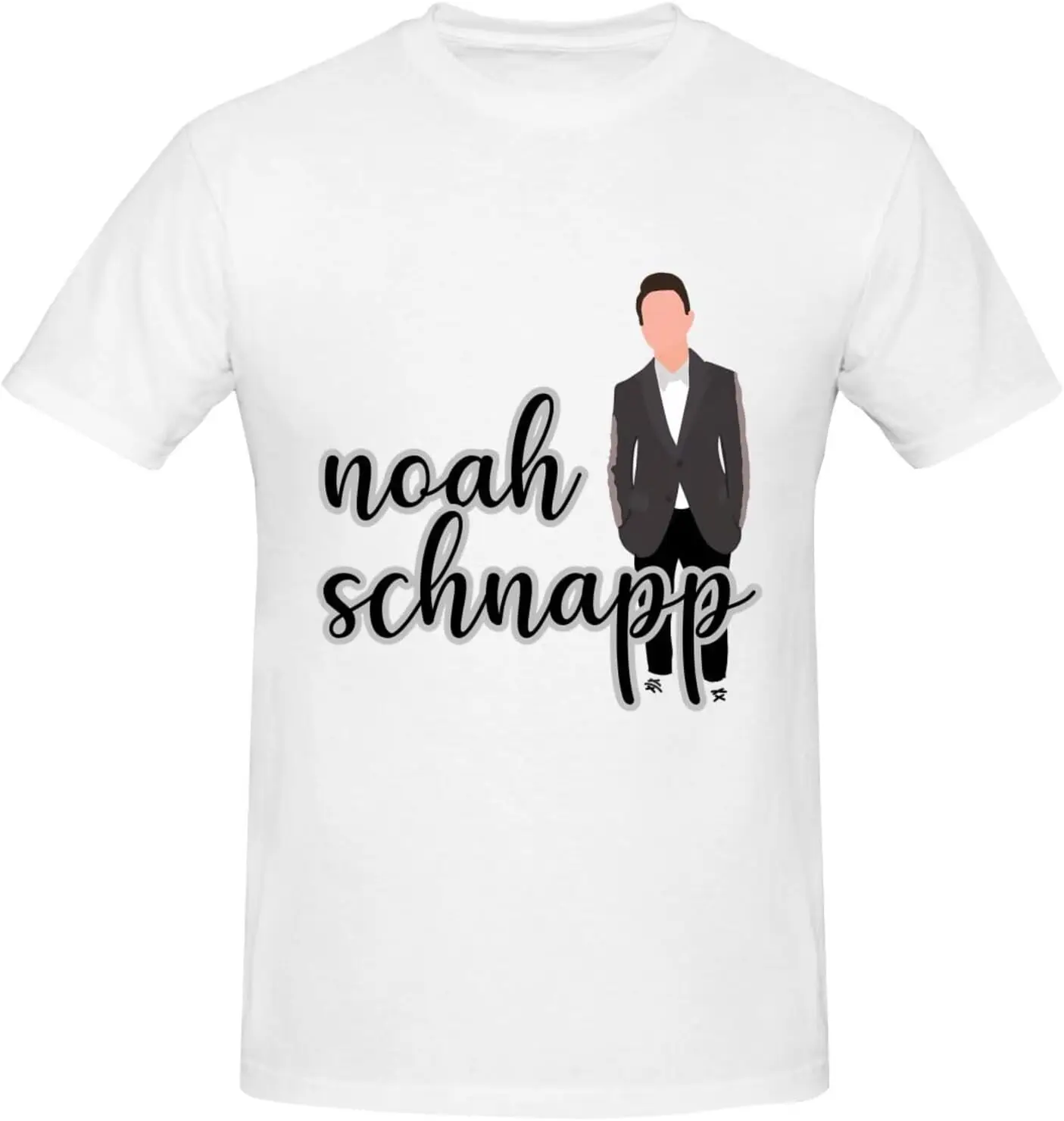 

Noah Music Schnapp Men's T-Shirt Basic Short Sleeve Tee Classic Youth Memory Casual Top