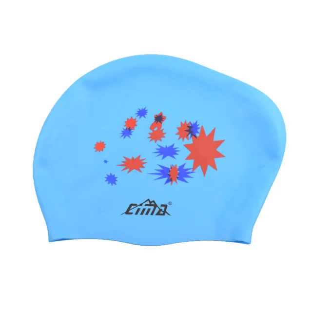 Swimming Cap Women Silicone Long Hair 