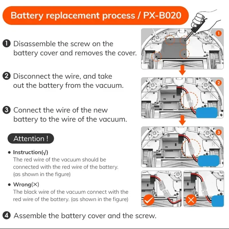14.4V 2600mah Rechargeable Battery Vacuum Cleaner Battery Battery Replacement For ILIFE A4s A6 V7s Plus A9s W400 Robot Vacuum Cleaner INR18650 M26-4S1P Batteries